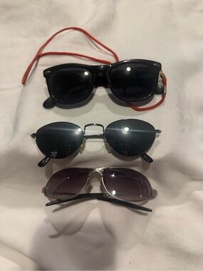 3 Pairs Of Vintage Sunglasses